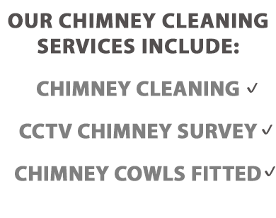 Our chimney services in Limerick City include:

- Chimney Cleaning
- Chimney CCTV Surveys
- Chimney Cowls Fitted

Call us on (085) 1840747